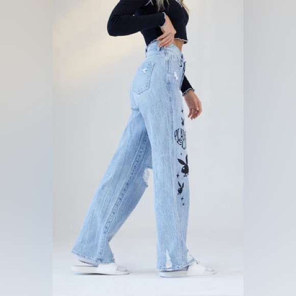 Playboy Wide Leg Jeans - Picture 10 of 11